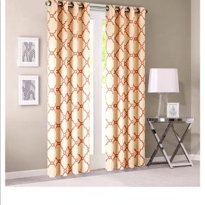 Madison Park Fretwork Print Window Curtain